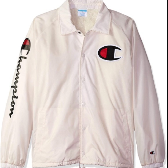 Champion Jackets & Blazers - Champion sherpa lined Coach’s jacket🎉HOST PICK⭐️